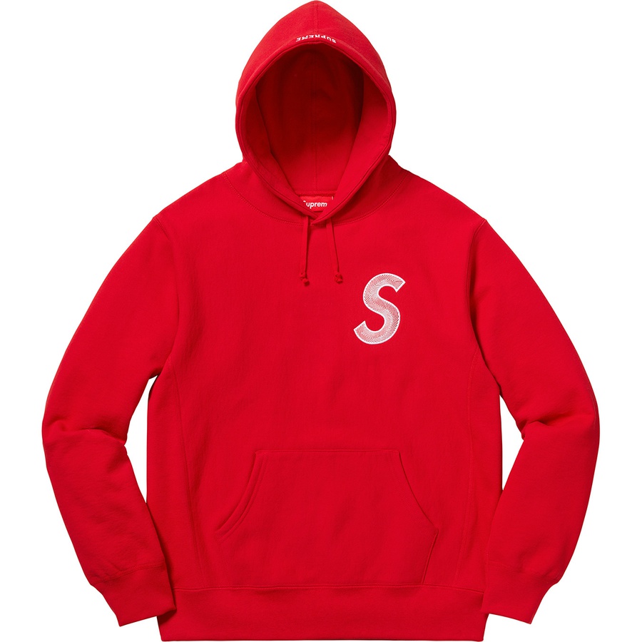 Details on S Logo Hooded Sweatshirt Red from fall winter
                                                    2018 (Price is $168)