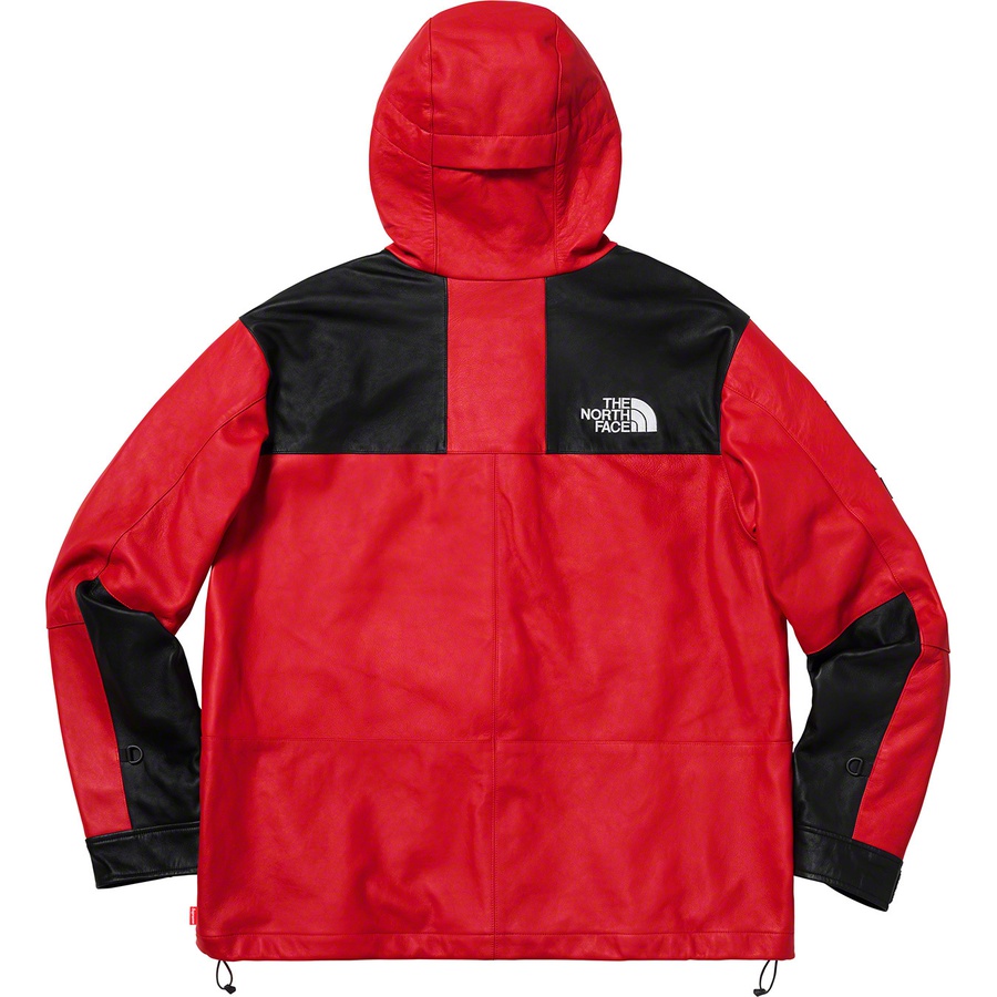 Supreme®/The North Face® Leather Mountain Parka Red