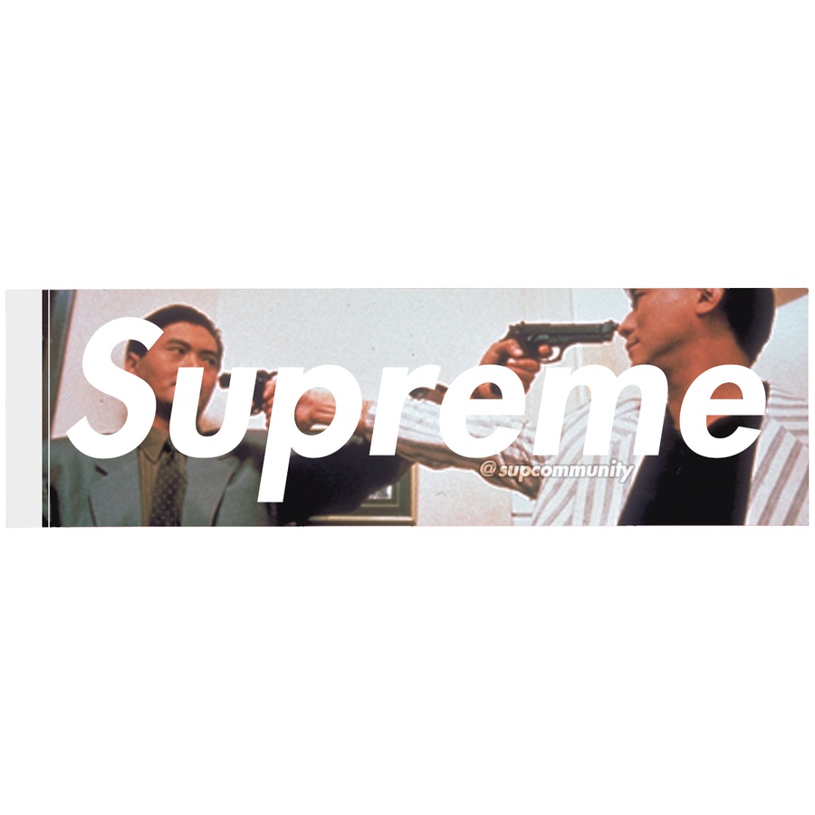 Supreme *NOT ONLINE* The Killer Box Logo Sticker released during fall winter 18 season