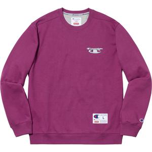 supreme champion metallic crewneck