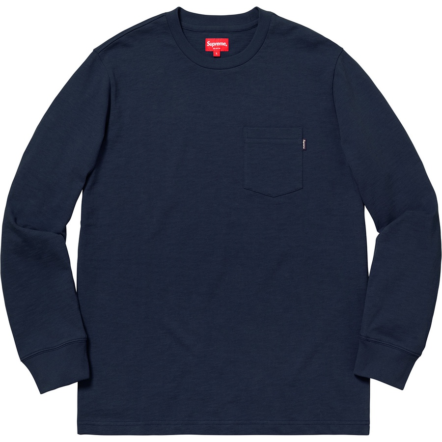 Details on L S Pocket Tee Navy from fall winter
                                                    2018 (Price is $78)