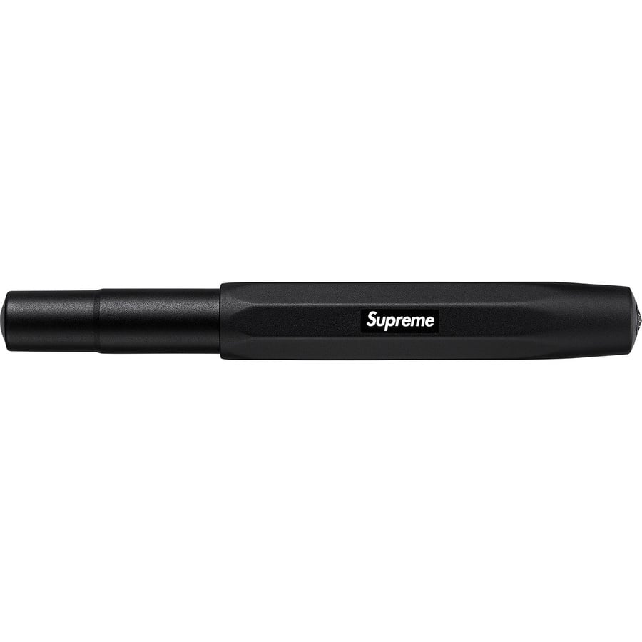 Details on Supreme Kaweco AL Sport Ballpoint Pen Black from fall winter
                                                    2018 (Price is $68)