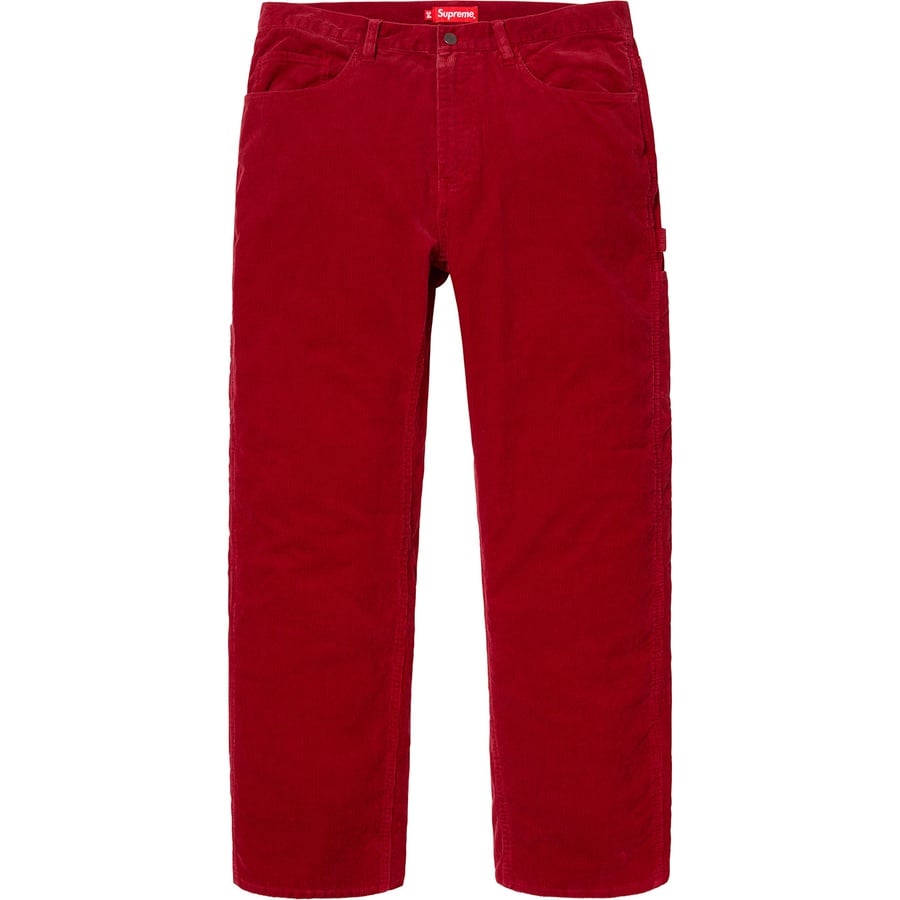 Details on Corduroy Painter Pant Red from fall winter
                                                    2018 (Price is $128)