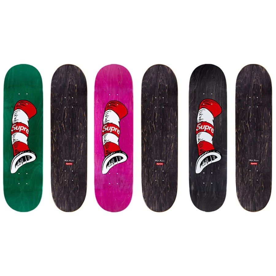 Supreme Cat in the Hat Skateboard released during fall winter 18 season