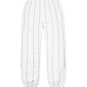 supreme reflective text track pant