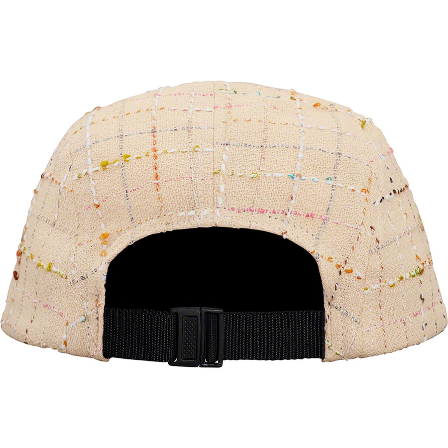 Details on Bouclé Camp Cap Tan from fall winter
                                                    2018 (Price is $54)