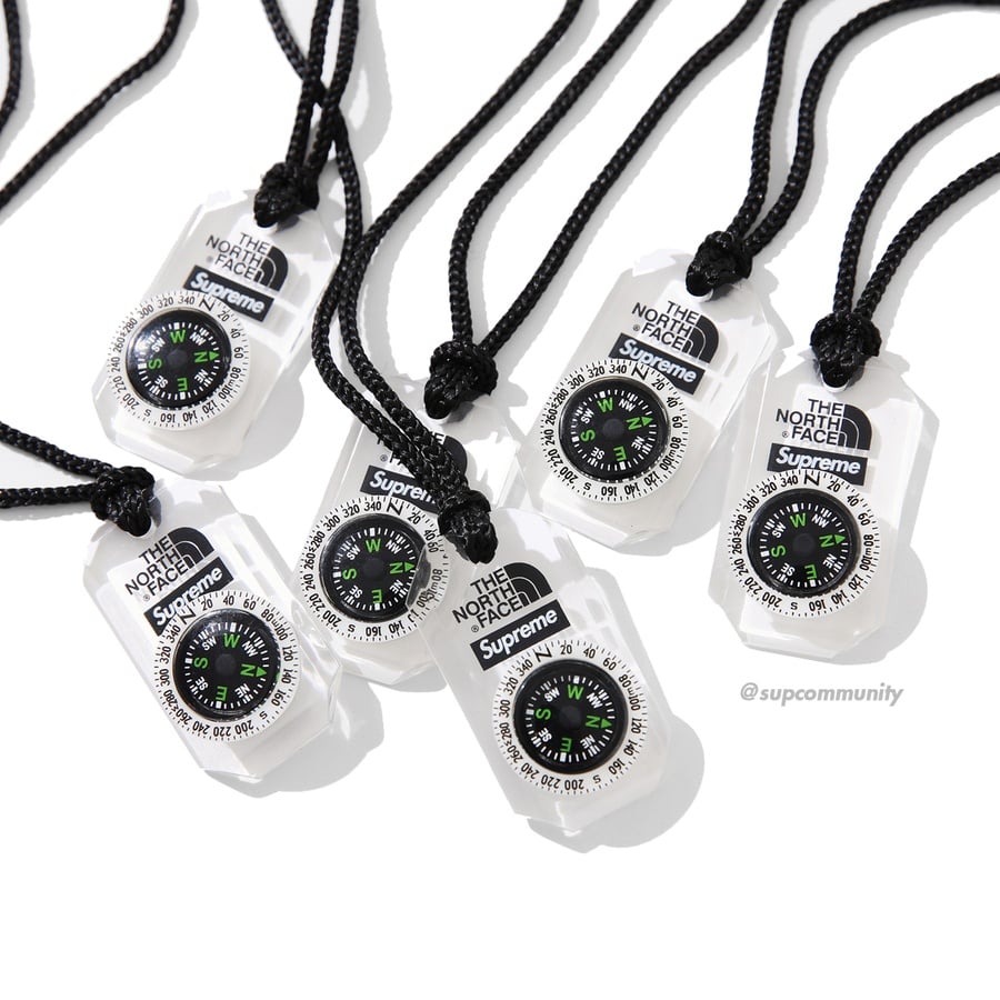 Supreme Supreme The North Face Compass Necklace released during fall winter 18 season