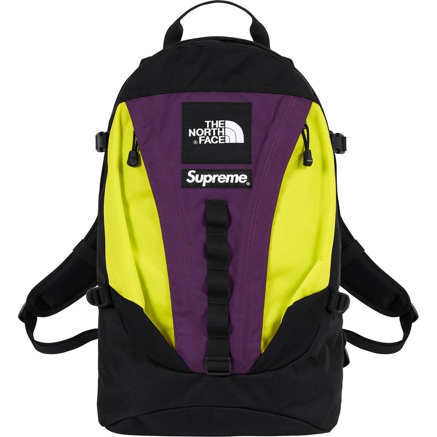 Details on Supreme The North Face Expedition Backpack Sulphur from fall winter
                                                    2018 (Price is $178)