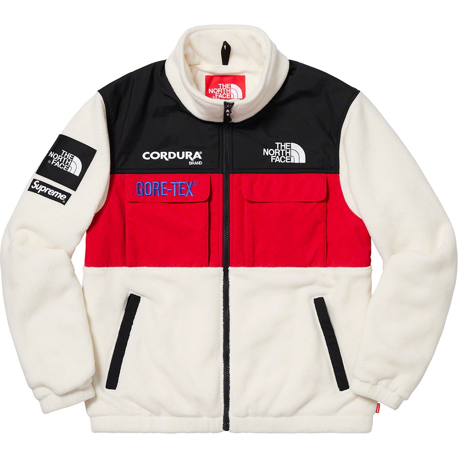 Supreme®/The North Face® Expedition Fleece Jacket White