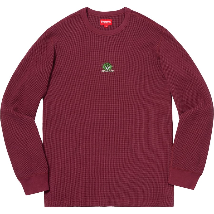 Details on Vampire Waffle Thermal Maroon from fall winter
                                                    2018 (Price is $98)