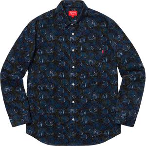 supreme roses corduroy shirt