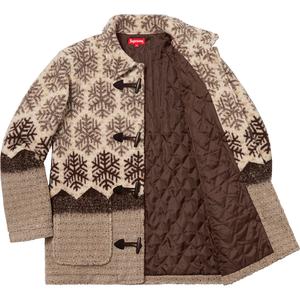 snowflake toggle fleece jacket supreme