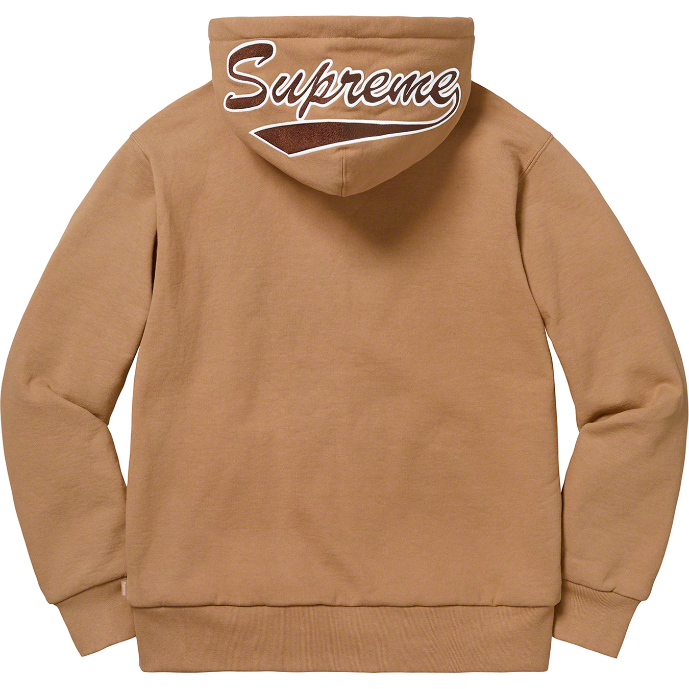 supreme thermal zip up sweatshirt L