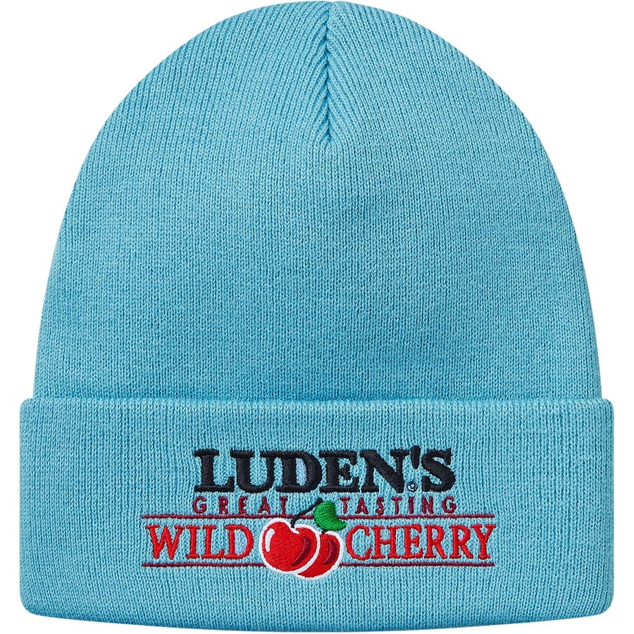 Details on Luden's Beanie Light Blue from fall winter
                                                    2018 (Price is $36)