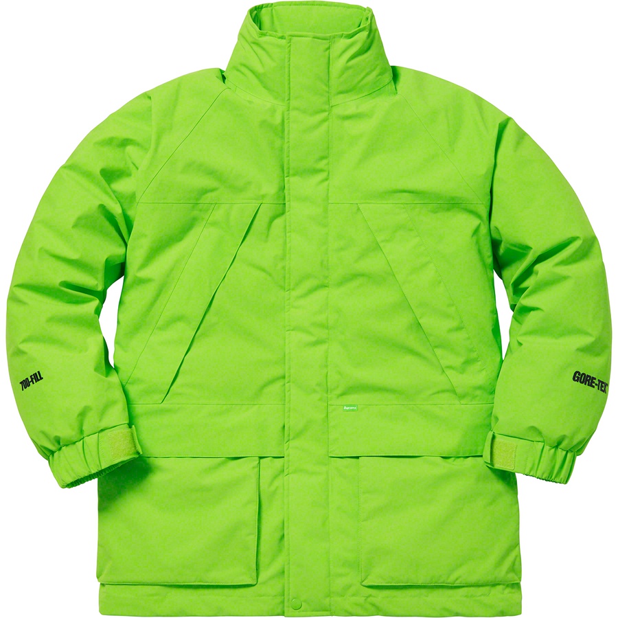 Details on GORE-TEX 700-Fill Down Parka Lime from fall winter
                                                    2018 (Price is $648)