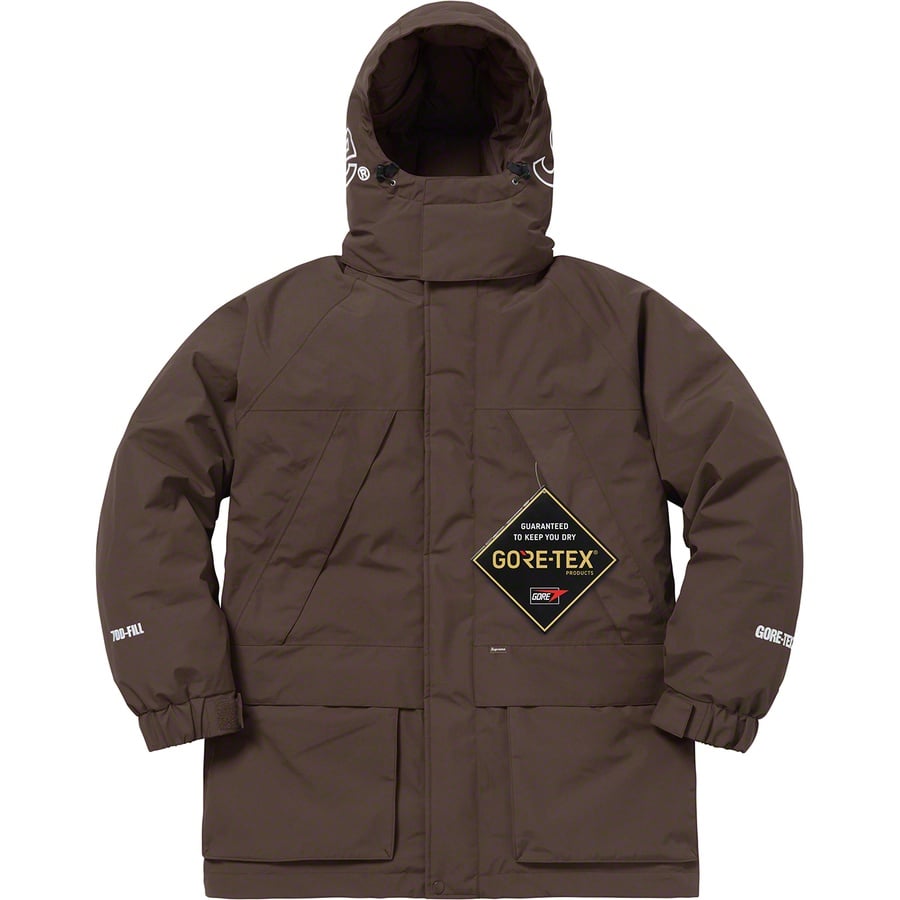 Details on GORE-TEX 700-Fill Down Parka Brown from fall winter
                                                    2018 (Price is $648)