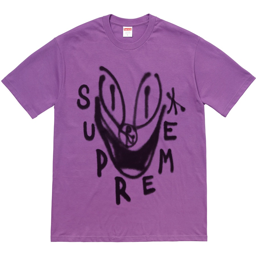 Details on Smile Tee Purple from fall winter
                                                    2018 (Price is $36)