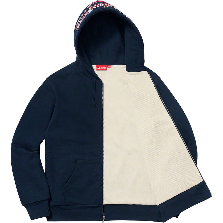 Details on Thermal Zip Up Sweatshirt Navy from fall winter
                                                    2018 (Price is $198)