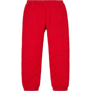 supreme quilted sweatpants