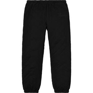 supreme quilted sweatpants