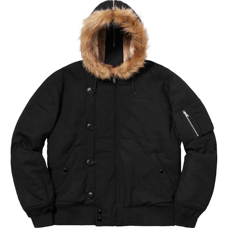 Details on Wool N-2B Jacket Black from fall winter
                                                    2018 (Price is $398)