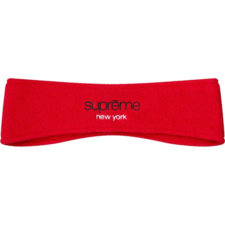 Details on Polartec Headband Red from fall winter
                                                    2018 (Price is $32)