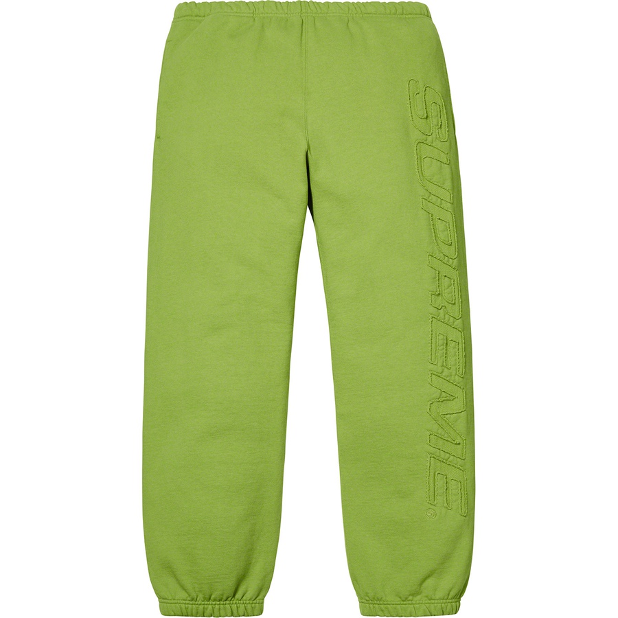 Details on Set In Logo Sweatpant Lime from spring summer
                                                    2019 (Price is $148)