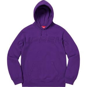 set in logo hooded sweatshirt supreme