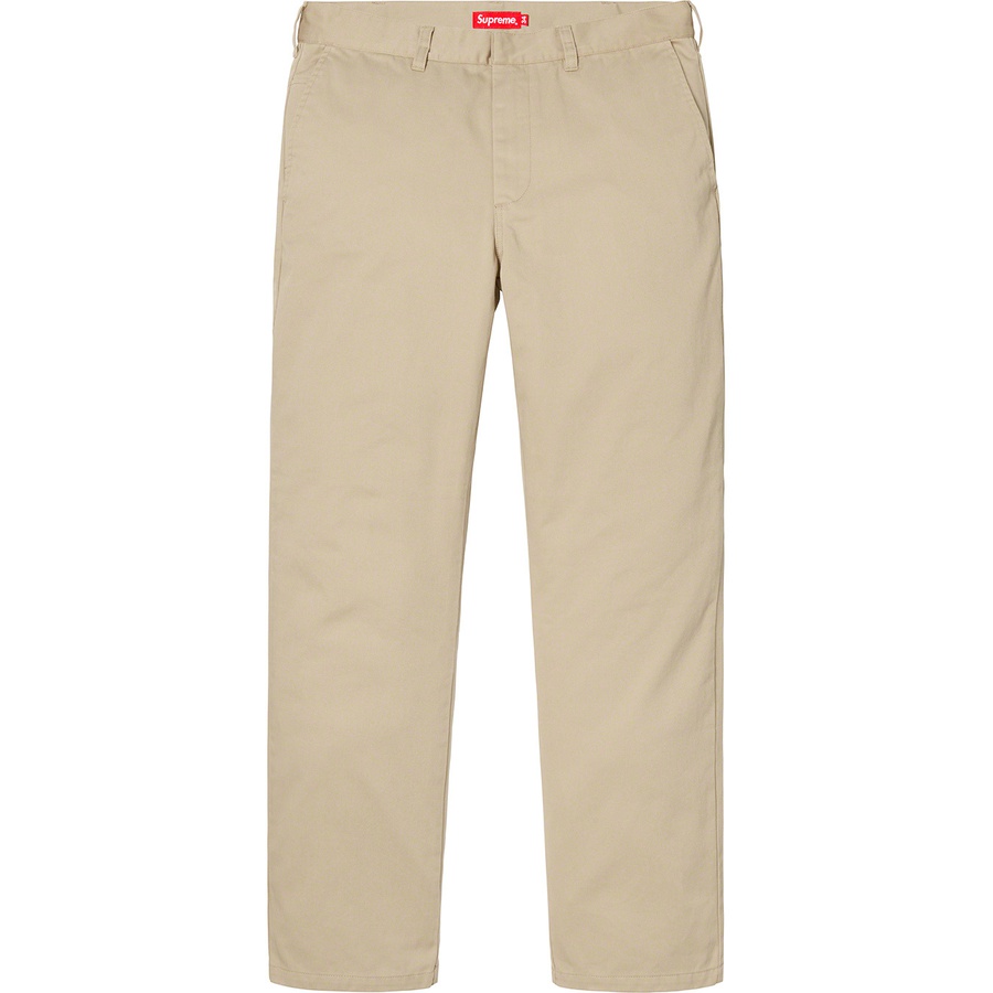 Details on Work Pant Khaki from spring summer
                                                    2019 (Price is $118)