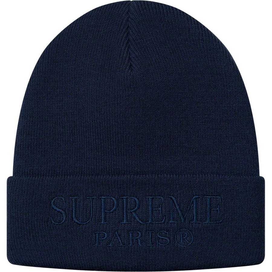 Details on Tonal Logo Beanie Navy from spring summer
                                                    2019 (Price is $32)