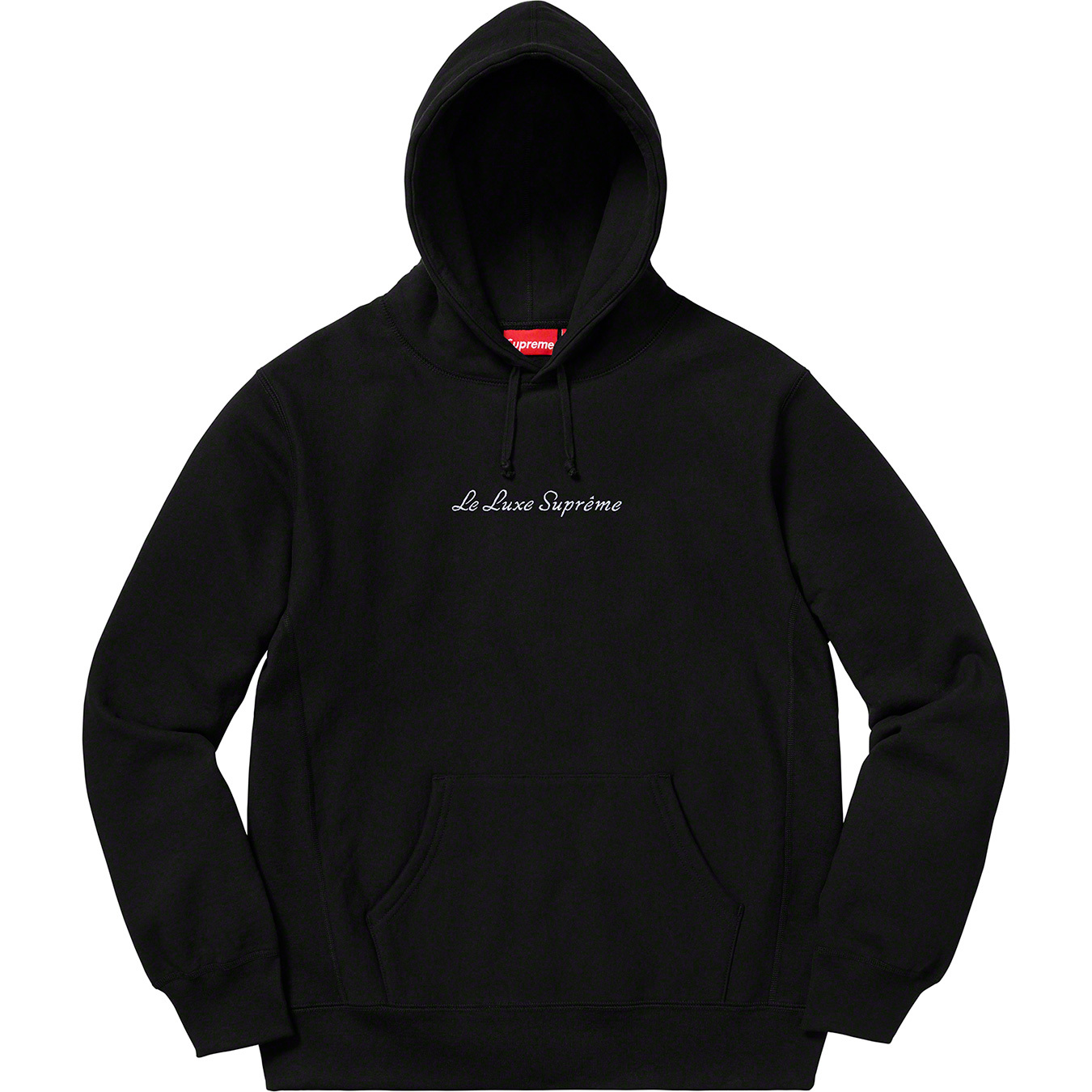 Supreme Le Luxe Hooded Sweatshirt 黒