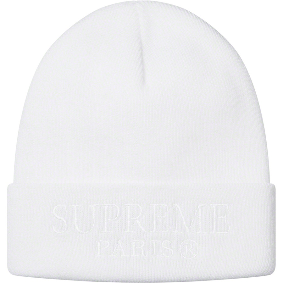 Details on Tonal Logo Beanie White from spring summer
                                                    2019 (Price is $32)