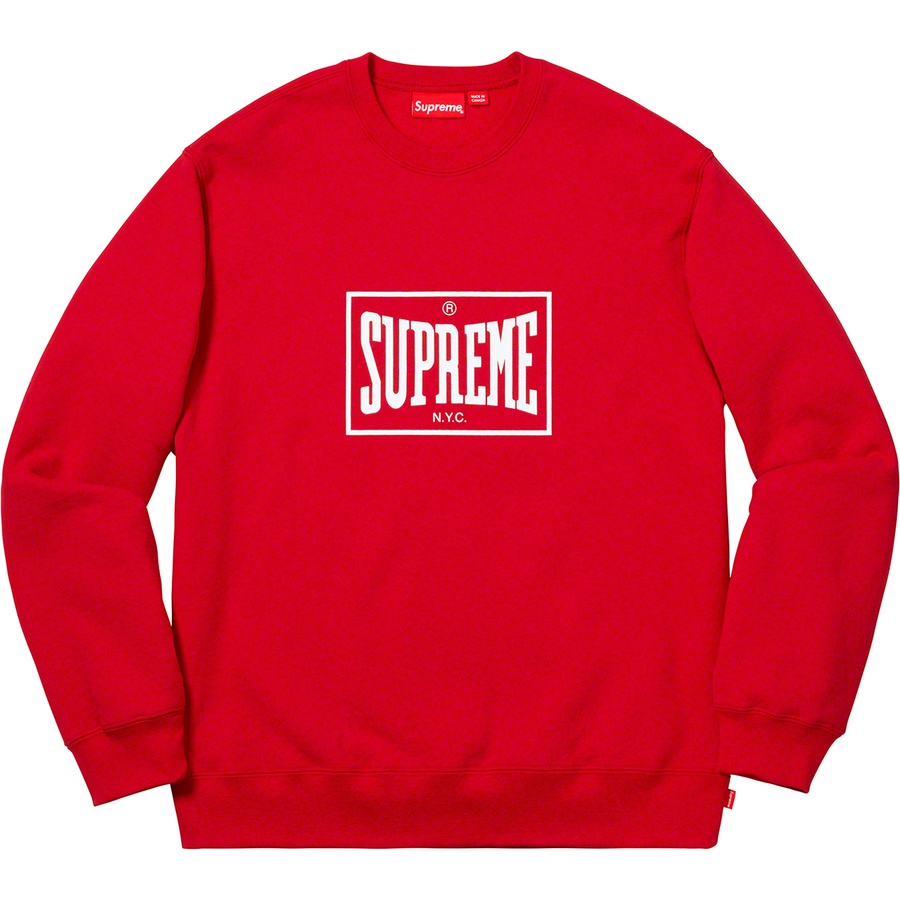 Details on Warm Up Crewneck Red from spring summer
                                                    2019 (Price is $138)