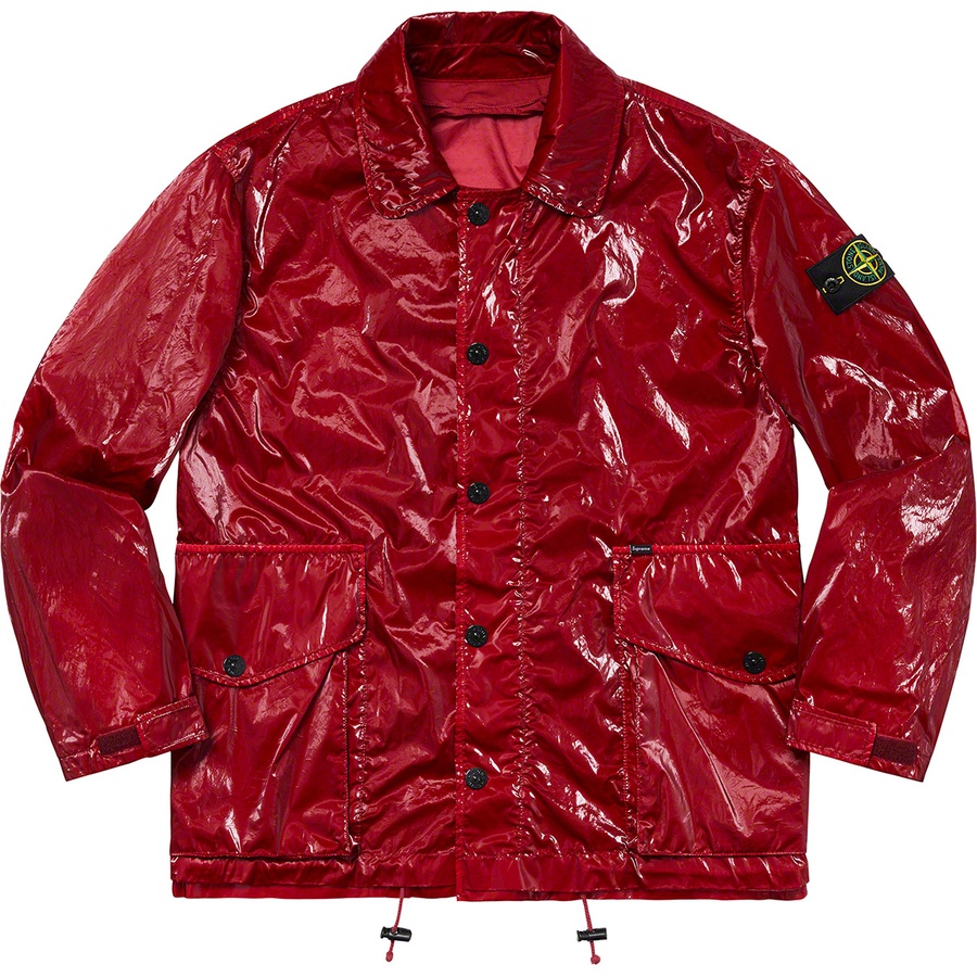 Details on Supreme Stone Island New Silk Light Jacket Red from spring summer
                                                    2019 (Price is $998)