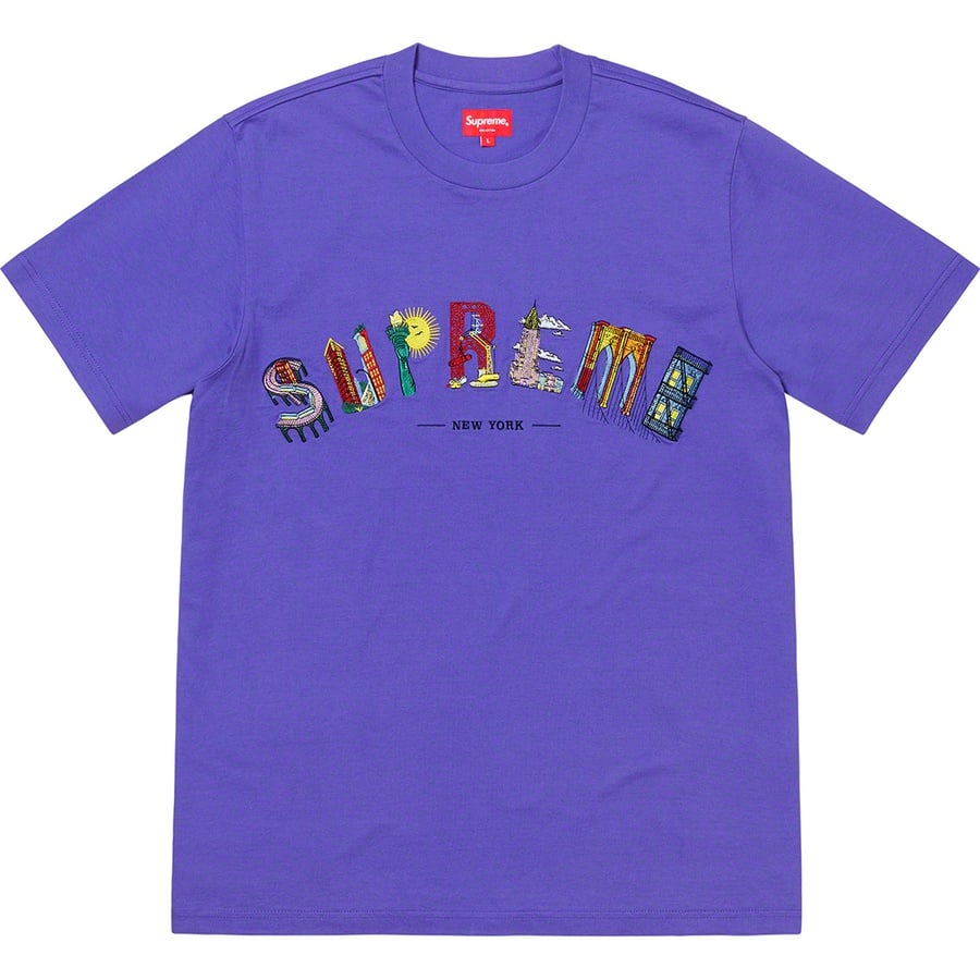 Details on City Arc Tee Dusty Purple from spring summer
                                                    2019 (Price is $98)