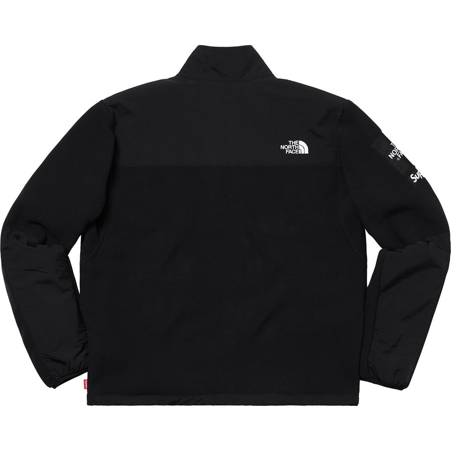 Details on Supreme The North Face Arc Logo Denali Fleece Jacket Black from spring summer
                                                    2019 (Price is $268)