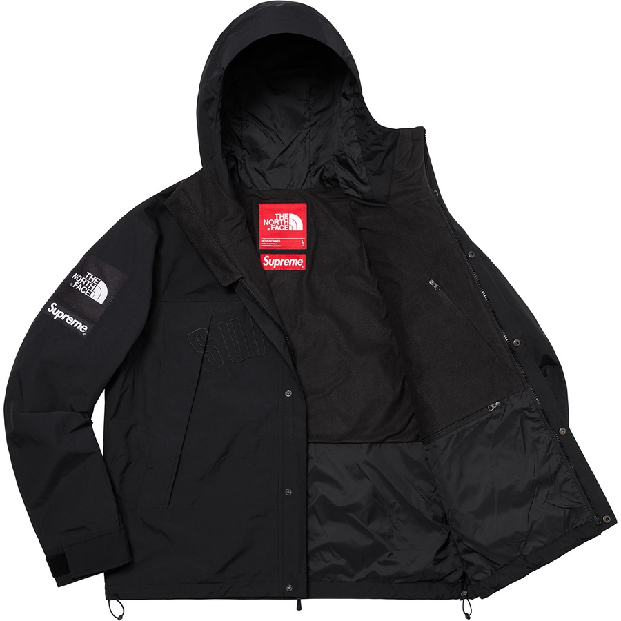 Details on Supreme The North Face Arc Logo Mountain Parka Black from spring summer
                                                    2019 (Price is $398)