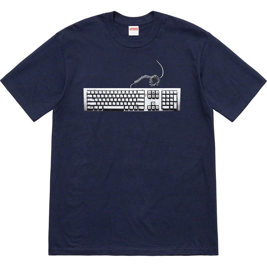 Details on Keyboard Tee Navy from spring summer
                                                    2019 (Price is $38)