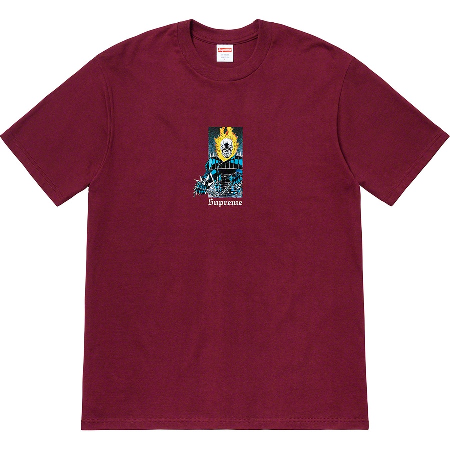 Details on Ghost Rider© Tee Burgundy from spring summer
                                                    2019 (Price is $44)