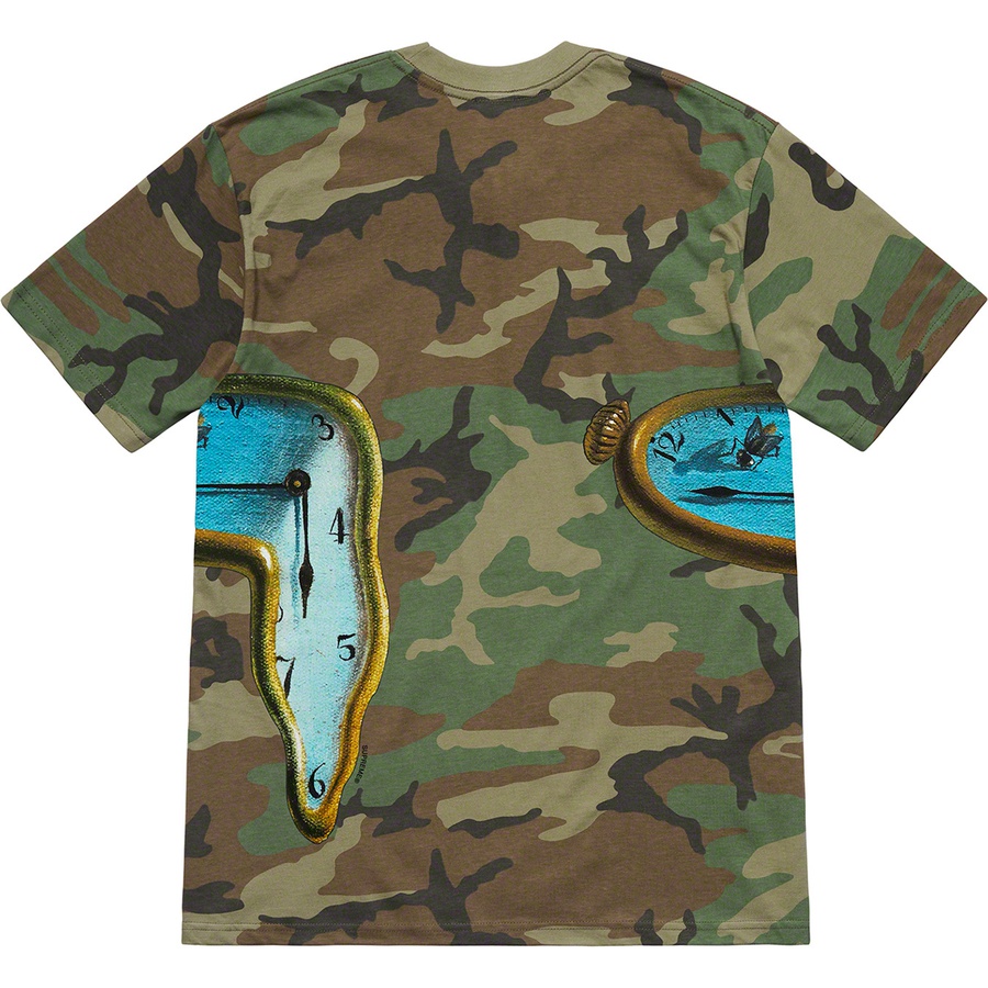 Details on The Persistence of Memory Tee Woodland Camo from spring summer
                                                    2019 (Price is $48)