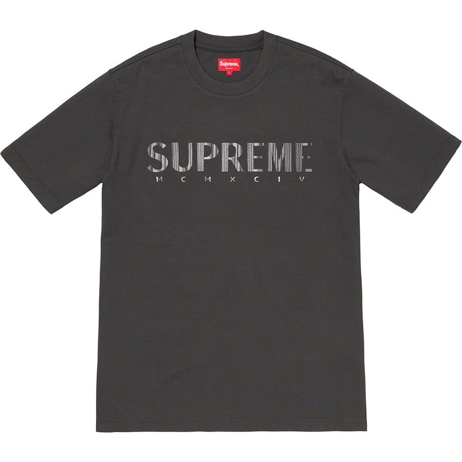 Details on Gradient Logo Tee Dusty Black from spring summer
                                                    2019 (Price is $88)