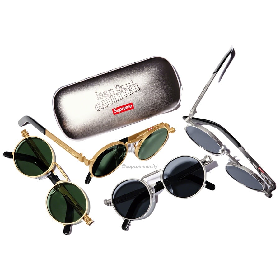 Details on Supreme Jean Paul Gaultier Sunglasses from spring summer
                                            2019 (Price is $388)