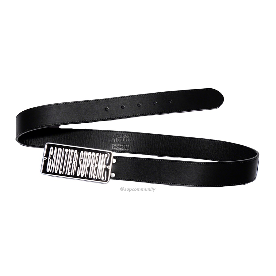 Details on Supreme Jean Paul Gaultier Belt from spring summer
                                            2019 (Price is $168)