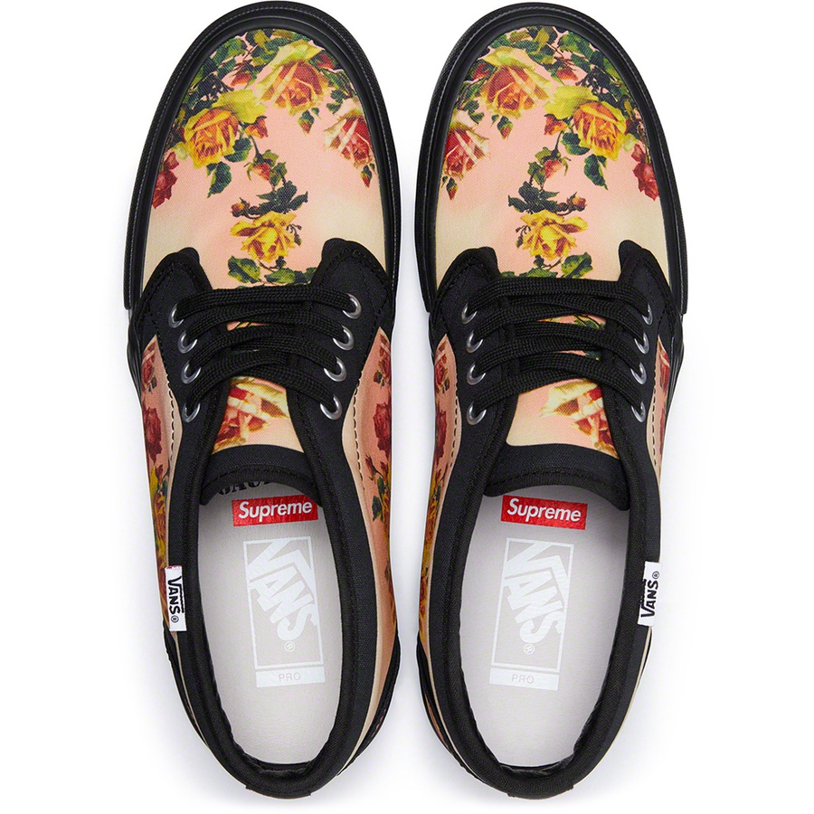 Details on Supreme Vans Jean Paul Gaultier Floral Print Chukka Pro Black from spring summer
                                                    2019 (Price is $118)