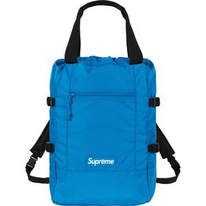 supreme tote backpack size