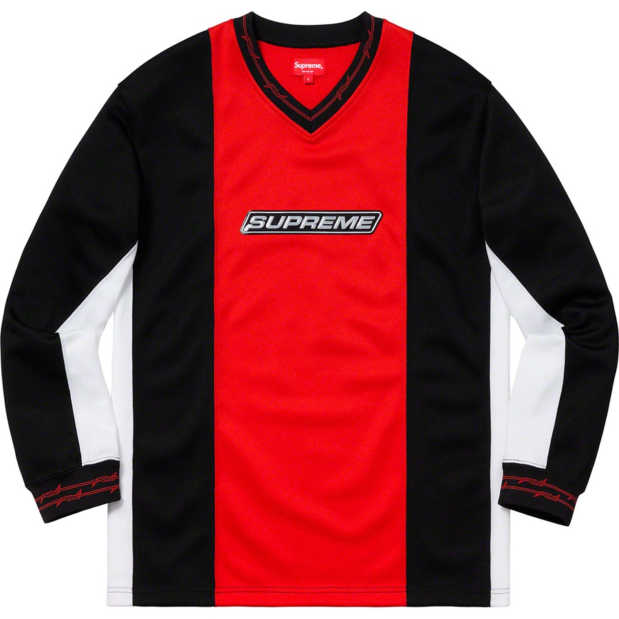 Details on Barbed Wire Moto Jersey Red from spring summer
                                                    2019 (Price is $138)