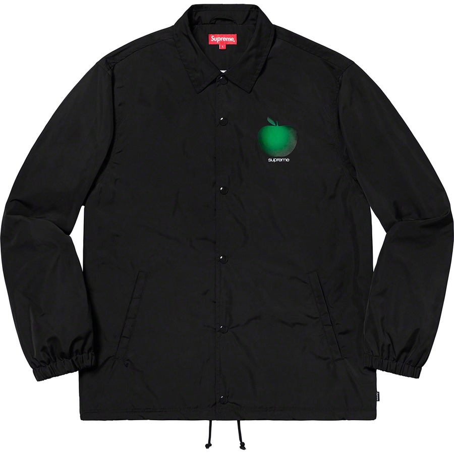 Details on Apple Coaches Jacket Black from spring summer
                                                    2019 (Price is $158)