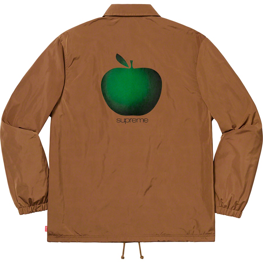 Details on Apple Coaches Jacket Brown from spring summer
                                                    2019 (Price is $158)