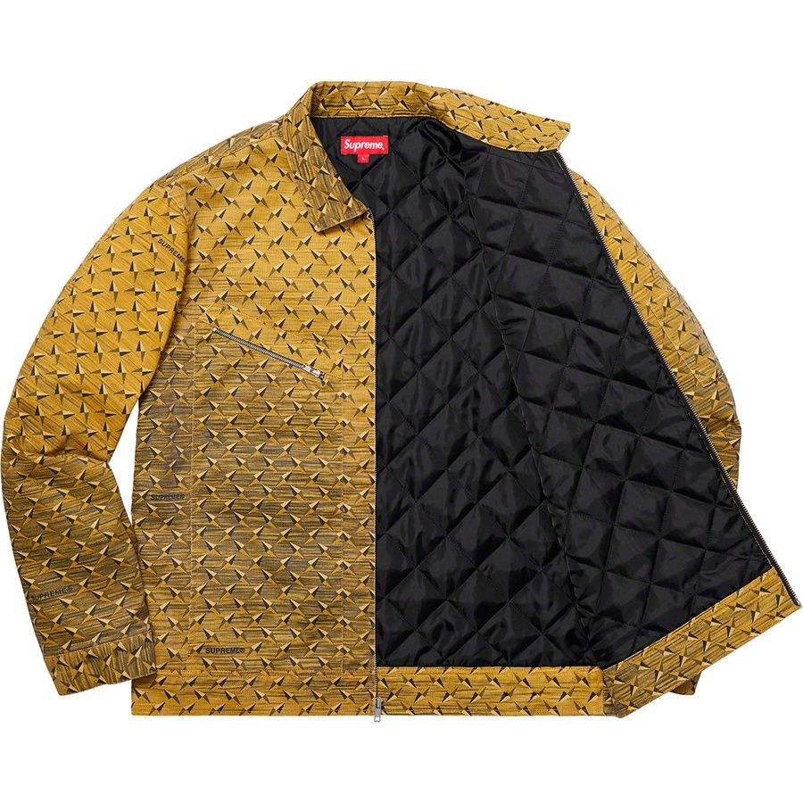 Details on Diamond Plate Work Jacket Yellow from spring summer
                                                    2019 (Price is $188)