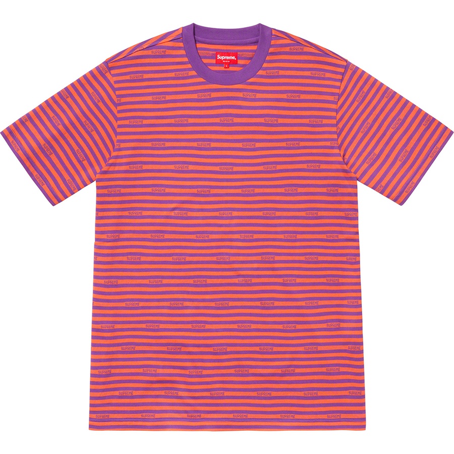 Details on Logo Stripe S S Top Purple from spring summer
                                                    2019 (Price is $88)